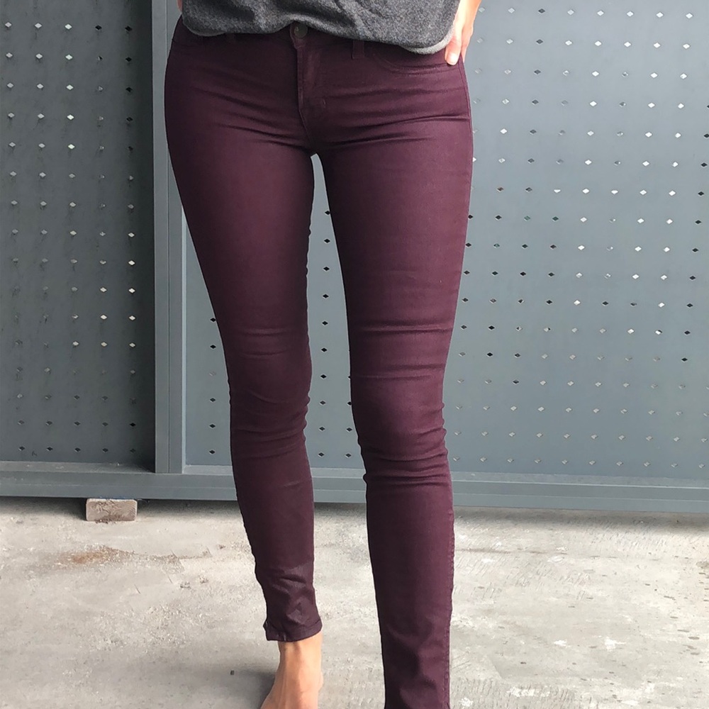 JBrand wax skinny jean size 25